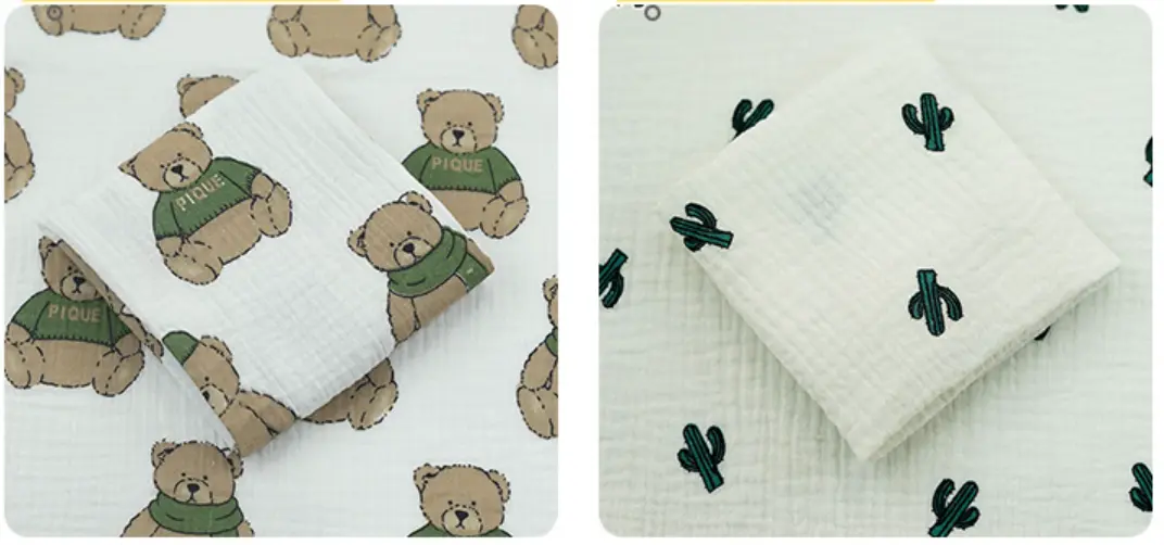 ML020 patterned fabric muslin 4